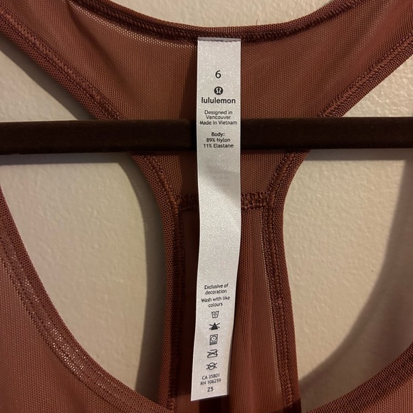 Lululemon Workout Tank - Picture 4 of 4